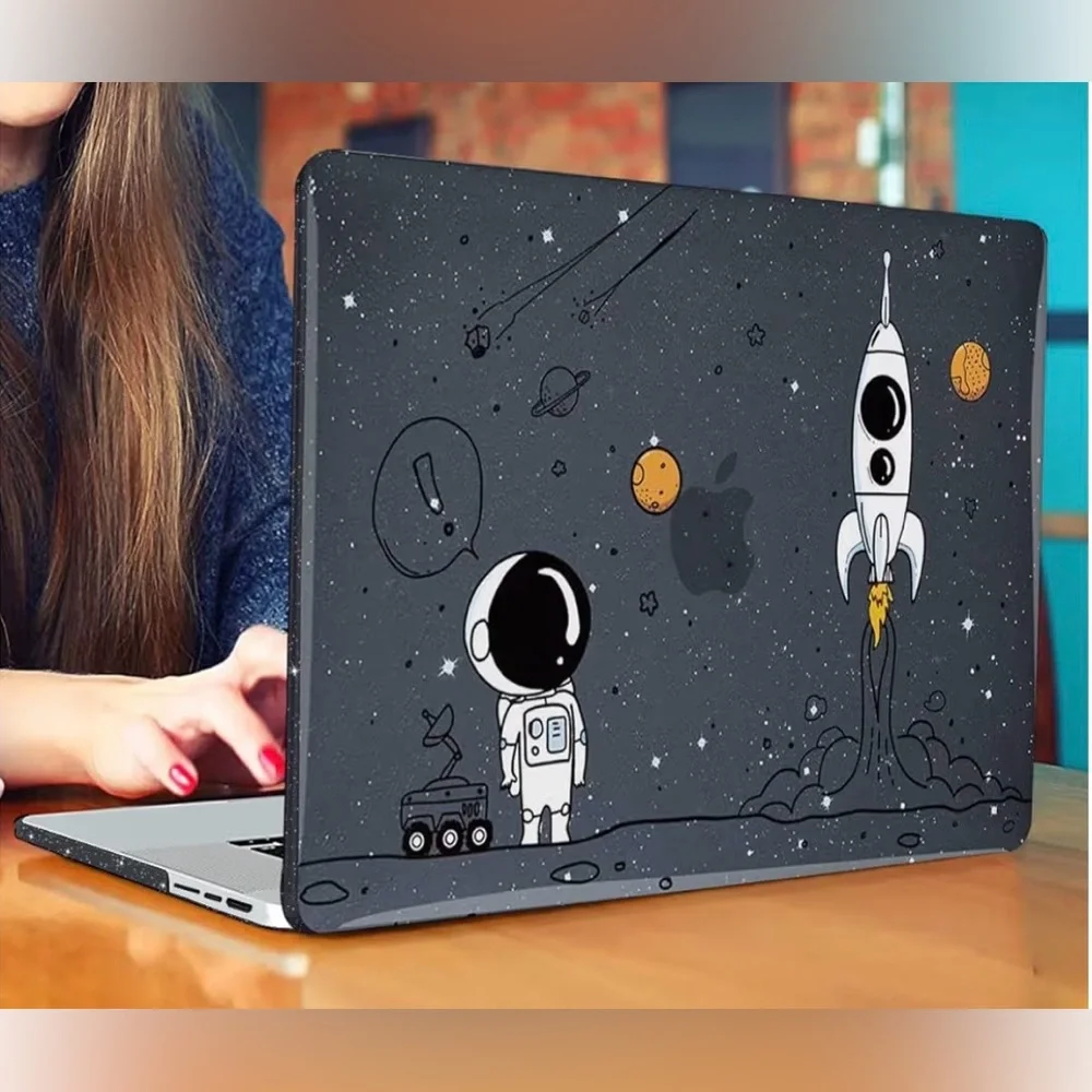 Space-Themed Laptop Case with Keyboard Cover : MacBook Pro 14 inch Case